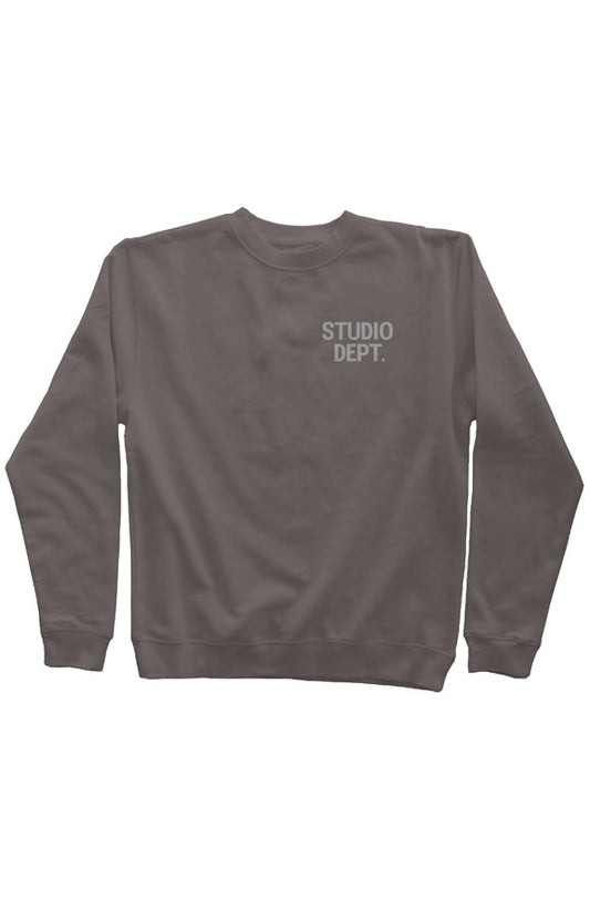 Studio Department - Black Heritage Sweatshirt (Pigment Dyed)  
