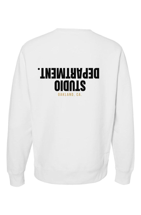 Studio Department - White Original Grin Sweatshirt