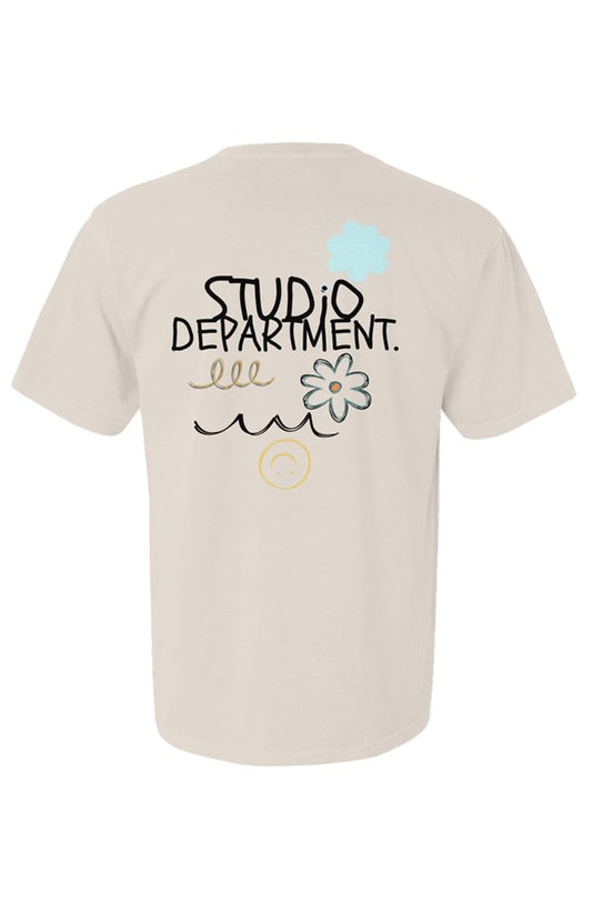 Studio Department - Ivory Schoolyard Doodle T-Shirt 
